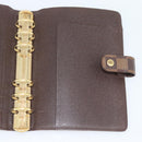 LOUIS VUITTON Damier Ebene Agenda MM Day Planner Cover R20240 LV Auth 191555-15