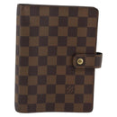 LOUIS VUITTON Damier Ebene Agenda MM Day Planner Cover R20240 LV Auth 191555-2