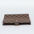 LOUIS VUITTON Damier Ebene Agenda MM Day Planner Cover R20240 LV Auth 191555-4