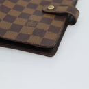 LOUIS VUITTON Damier Ebene Agenda MM Day Planner Cover R20240 LV Auth 191555-8