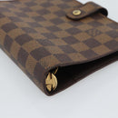 LOUIS VUITTON Damier Ebene Agenda MM Day Planner Cover R20240 LV Auth 191555-9
