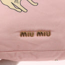 Miu Miu Pouch Cotton Pink Auth 191556-16