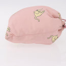 Miu Miu Pouch Cotton Pink Auth 191556-6