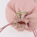 Miu Miu Pouch Cotton Pink Auth 191556-8