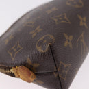 LOUIS VUITTON Monogram Pochette Cosmetic PM Cosmetic Pouch M47515 LV Auth 191559-15