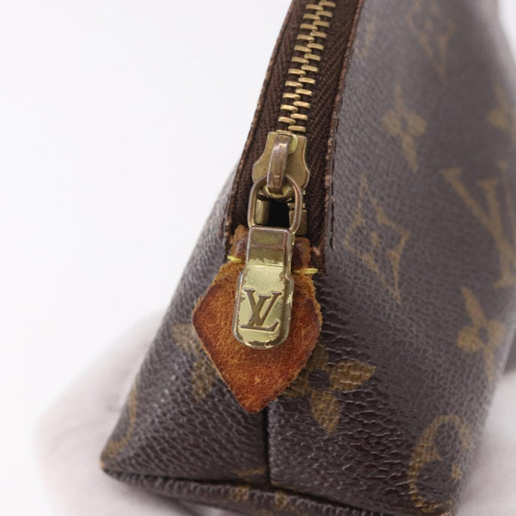 LOUIS VUITTON Monogram Pochette Cosmetic PM Cosmetic Pouch M47515 LV Auth 191559