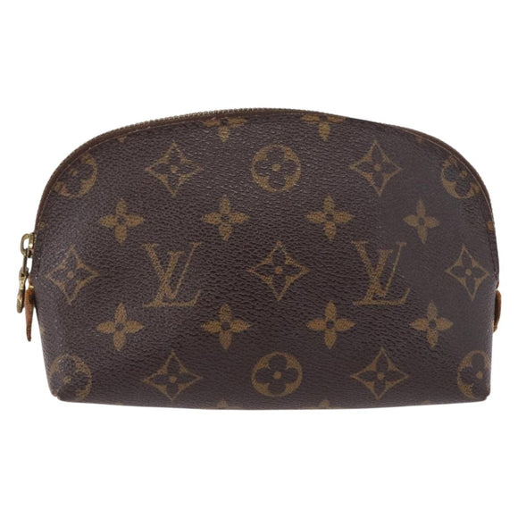 LOUIS VUITTON Monogram Pochette Cosmetic PM Cosmetic Pouch M47515 LV Auth 191559