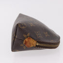 LOUIS VUITTON Monogram Pochette Cosmetic PM Cosmetic Pouch M47515 LV Auth 191559-3