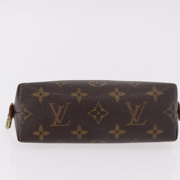 LOUIS VUITTON Monogram Pochette Cosmetic PM Cosmetic Pouch M47515 LV Auth 191559