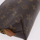 LOUIS VUITTON Monogram Pochette Cosmetic PM Cosmetic Pouch M47515 LV Auth 191559-7