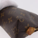 LOUIS VUITTON Monogram Pochette Cosmetic PM Cosmetic Pouch M47515 LV Auth 191559-14