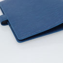 LOUIS VUITTON Epi Agenda MM Day Planner Cover Blue R20055 LV Auth 191561-16
