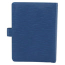 LOUIS VUITTON Epi Agenda MM Day Planner Cover Blue R20055 LV Auth 191561-2