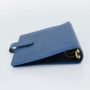 LOUIS VUITTON Epi Agenda MM Day Planner Cover Blue R20055 LV Auth 191561-5