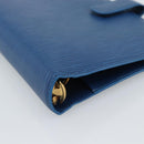 LOUIS VUITTON Epi Agenda MM Day Planner Cover Blue R20055 LV Auth 191561-14