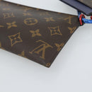 LOUIS VUITTON Monogram Ribbon Pouch M63045 LV Auth 191562-15
