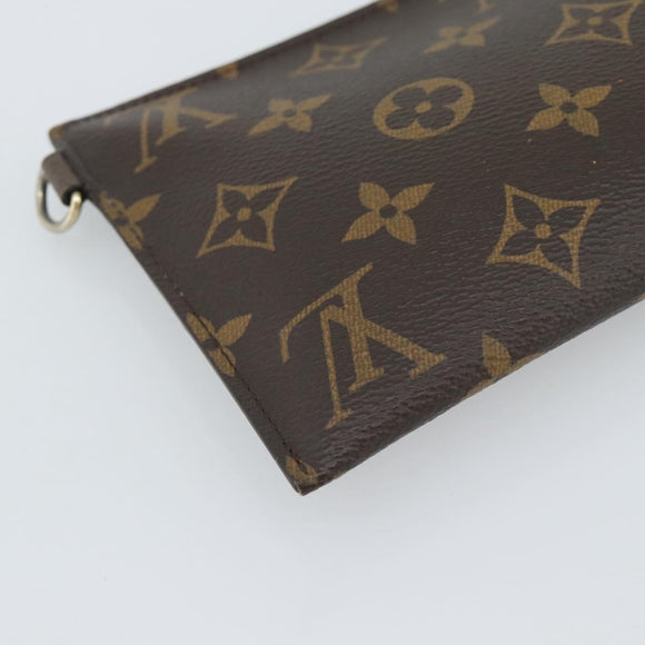 LOUIS VUITTON Monogram Ribbon Pouch M63045 LV Auth 191562