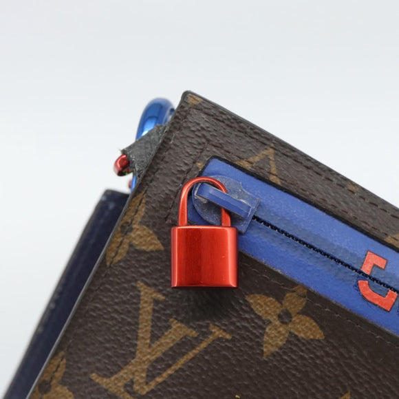 LOUIS VUITTON Monogram Ribbon Pouch M63045 LV Auth 191562