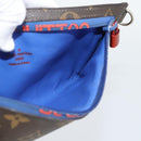 LOUIS VUITTON Monogram Ribbon Pouch M63045 LV Auth 191562-19