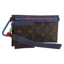LOUIS VUITTON Monogram Ribbon Pouch M63045 LV Auth 191562-1