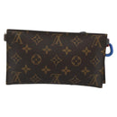 LOUIS VUITTON Monogram Ribbon Pouch M63045 LV Auth 191562-2