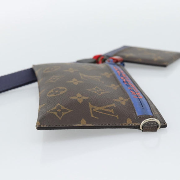 LOUIS VUITTON Monogram Ribbon Pouch M63045 LV Auth 191562