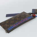 LOUIS VUITTON Monogram Ribbon Pouch M63045 LV Auth 191562-5