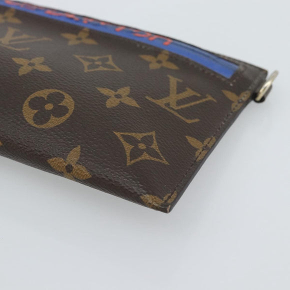 LOUIS VUITTON Monogram Ribbon Pouch M63045 LV Auth 191562