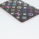 LOUIS VUITTON Monogram Multicolor Etui Miroir Mirror Black M92651 Auth 191563V-11
