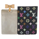 LOUIS VUITTON Monogram Multicolor Etui Miroir Mirror Black M92651 Auth 191563V-3