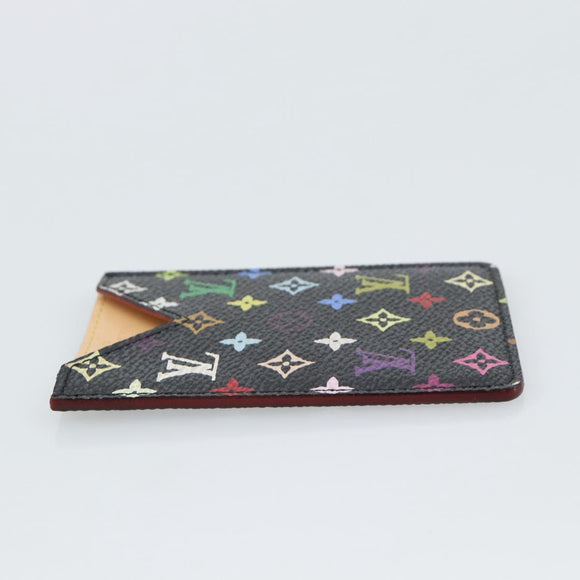 LOUIS VUITTON Monogram Multicolor Etui Miroir Mirror Black M92651 Auth 191563V