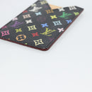 LOUIS VUITTON Monogram Multicolor Etui Miroir Mirror Black M92651 Auth 191563V-8