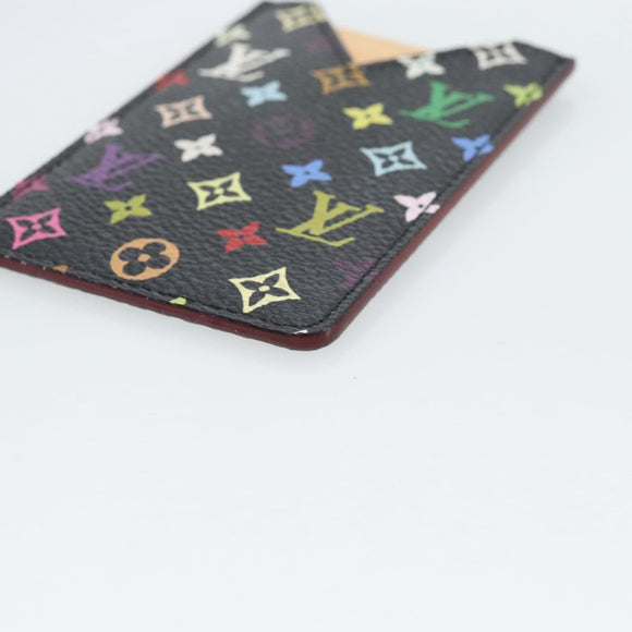 LOUIS VUITTON Monogram Multicolor Etui Miroir Mirror Black M92651 Auth 191563V