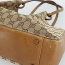 GUCCI GG Canvas Tote Bag Beige 94898 Auth 191570-10