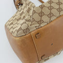 GUCCI GG Canvas Tote Bag Beige 94898 Auth 191570-11