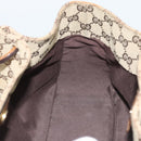 GUCCI GG Canvas Tote Bag Beige 94898 Auth 191570-15