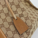 GUCCI GG Canvas Tote Bag Beige 94898 Auth 191570-22
