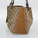 GUCCI GG Canvas Tote Bag Beige 94898 Auth 191570-5