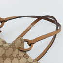 GUCCI GG Canvas Tote Bag Beige 94898 Auth 191570-8