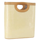 LOUIS VUITTON Monogram Vernis Stillwood Vertical Perle M91366 LV Auth 191575-1