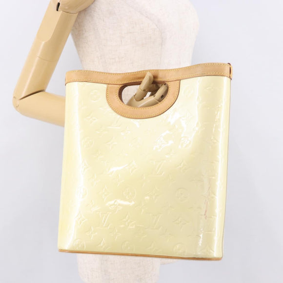 LOUIS VUITTON Monogram Vernis Stillwood Vertical Perle M91366 LV Auth 191575