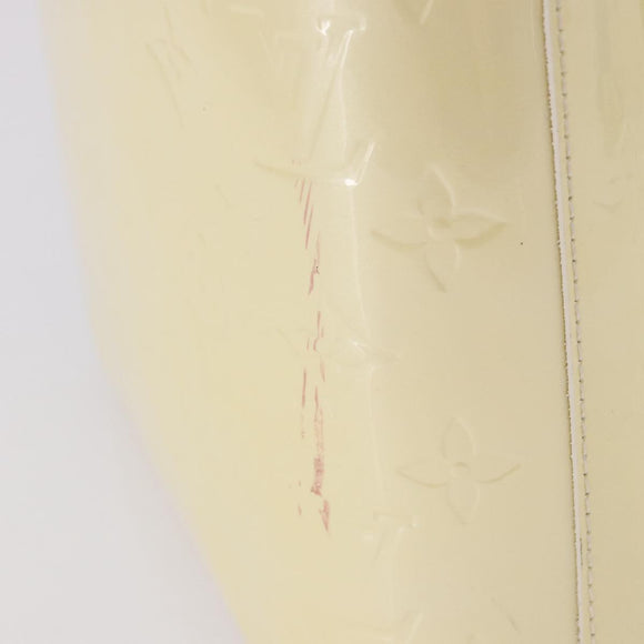 LOUIS VUITTON Monogram Vernis Stillwood Vertical Perle M91366 LV Auth 191575