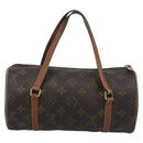 LOUIS VUITTON Monogram Papillon 26 Hand Bag M51366 LV Auth 191583-2