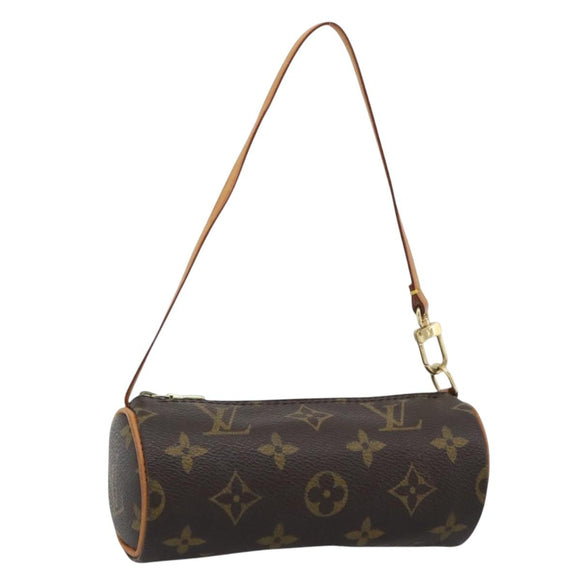 LOUIS VUITTON Monogram Papillon Pouch LV Auth 191585