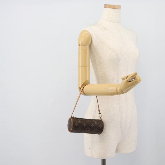 LOUIS VUITTON Monogram Papillon Pouch LV Auth 191585