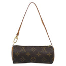 LOUIS VUITTON Monogram Papillon Pouch LV Auth 191585-3