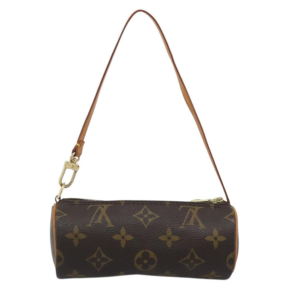 LOUIS VUITTON Monogram Papillon Pouch LV Auth 191585