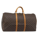 LOUIS VUITTON Monogram Keepall 60 Boston Bag M41422 LV Auth 191590-1