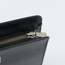 LOUIS VUITTON Epi Pochette Homme Clutch Bag Black M52522 LV Auth 191593-8