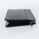 LOUIS VUITTON Epi Pochette Homme Clutch Bag Black M52522 LV Auth 191593-4